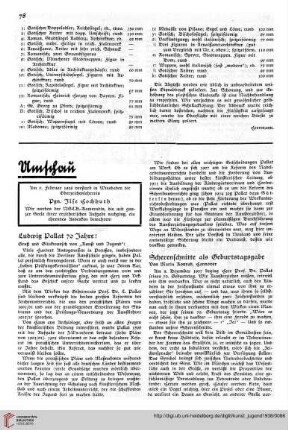 Umschau / Buch und Bild