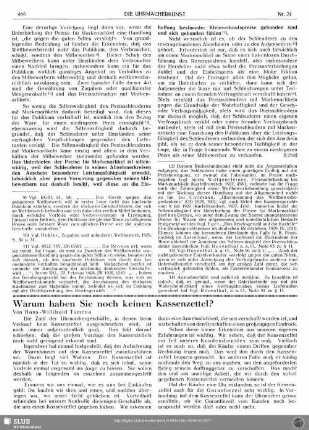 Warum haben Sie noch keinen Kassenzettel?