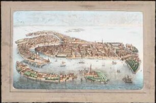 Venedig aus der Vogelperspektive: Ansicht der Stadt Venedig aus der Luft