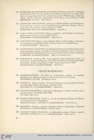 Verschiedenes (Nr. 321-340)