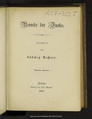Reineke der Fuchs