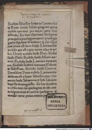 Indulgentiae ecclesiarum principalium urbis Romae