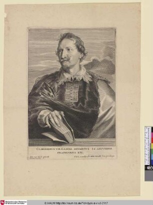 Caspar Gevartius [Porträt des Malers Artus Wolfaerts; Gaspar Gevartius; Portret van de jurist Jan-Gaspar Gevartius]