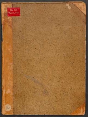Carmina : Ms. lat. qu. 543