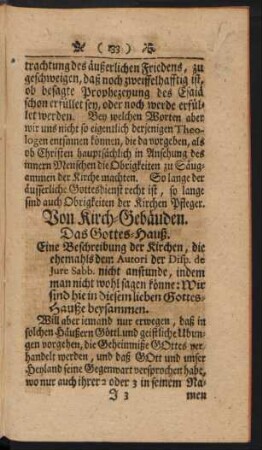Von Kirch-Gebäuden