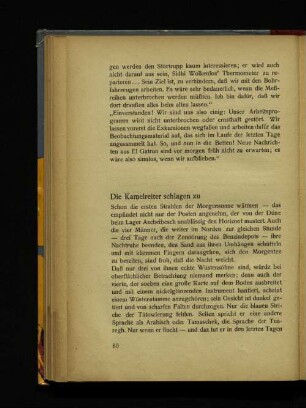 Die Kamelreiter schlagen zu