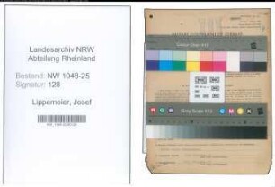 Entnazifizierung Josef Lippemeier , geb. 30.03.1896 (Metzger)