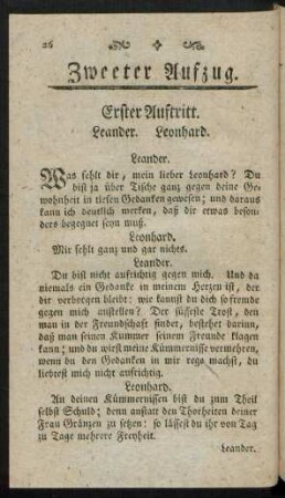 Zweeter Aufzug.