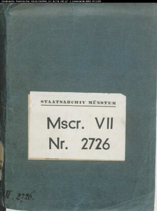 Abschriften von Urkunden des Stadtarchivs Minden, erstellt durch Ernst Friedrich Mooyer