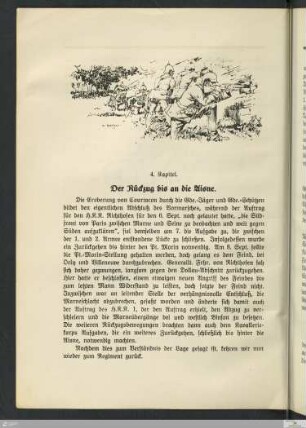 4. Kapitel: Der Rückzug bis an die Aisne