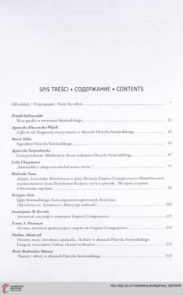 Spis treści