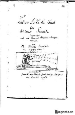 4: Brief von Johann Friedrich Wilhelm Himly an Johann Wilhelm Ludwig Gleim : Johann Friedrich Wilhelm Himly