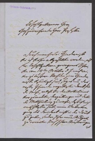 Brief an Wilhelm Grimm : 19.11.1855