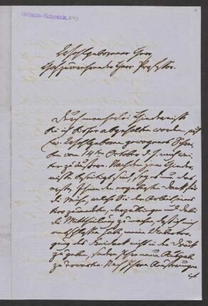 Brief an Wilhelm Grimm : 19.11.1855