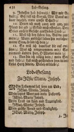 132-138, Lob-Gesang; ...