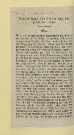Beherrschung des Zornes und der sinnlichen Lüste