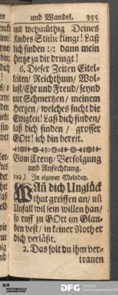 Vom Creutz, Verfolgung und Anfechtung.
