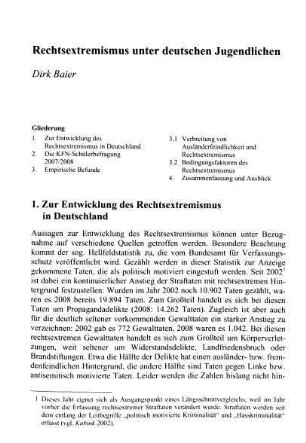 167-184, Rechtsextremismus unter deutschen Jugendlichen