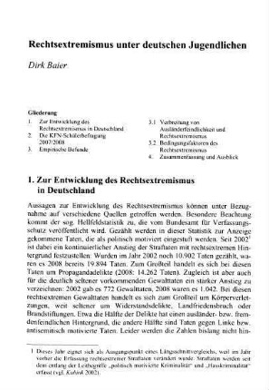 167-184, Rechtsextremismus unter deutschen Jugendlichen