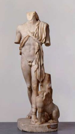 Statuette des Apollon mit Greif