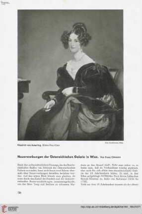 57: Neuerwerbungen der Österreichischen Galerie in Wien