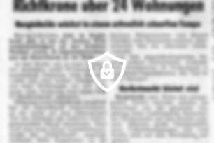 Richtkrone über 24 Wohnungen