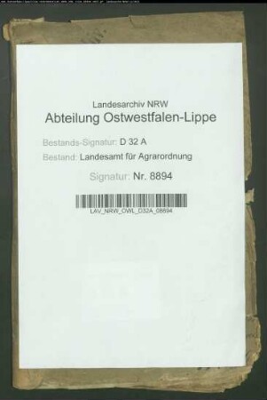 Merschwiesen, Krs. Paderborn. Hudebefreiung