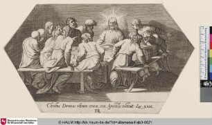 Christus Dominus ultimam coenam, cum Apostolis instituit Luc. XXII