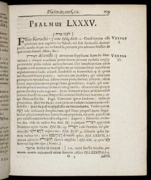 Psalmus LXXXV.