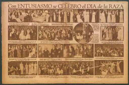 Con entusiasmo se celebro el día de la raza [Fotografías]