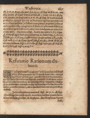 Refutatio Rationum dubitandi.