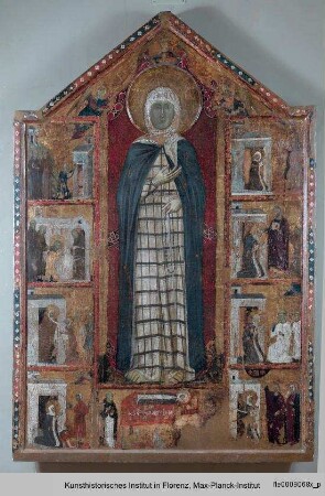 Die Heilige Margareta von Cortona und Szenen aus ihrem Leben