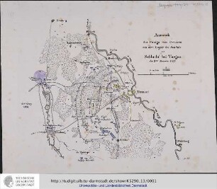 Anmarsch des Königs von Preussen aus dem Lager bei Schilda zur Schlacht bei Torgau den 3.November 1760. [Berlin, ca. 1850]