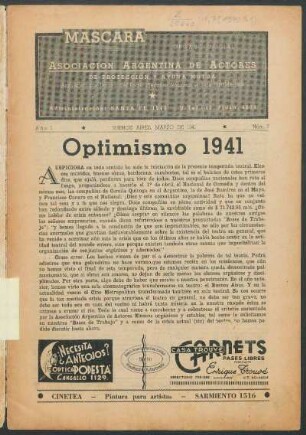 Optimismo 1941