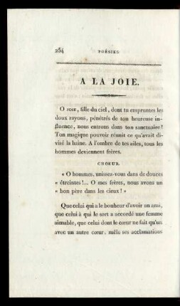 A La Joie.