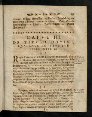 69-81, Caput III