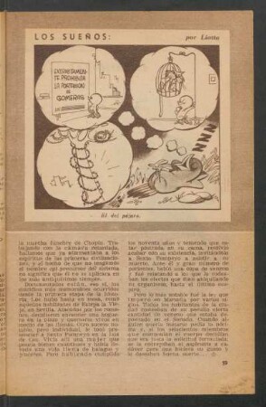 Los sueños: el del pájaro - [Dibujo]