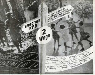 Informations- und Werbematerial der KPD zur Landtagswahl am 04.04.1956