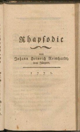 Rhapsodie