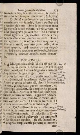 173-174, Diei Tertiae Proposita