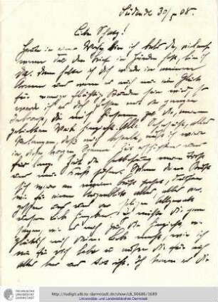 Brief vom 30.05.1908