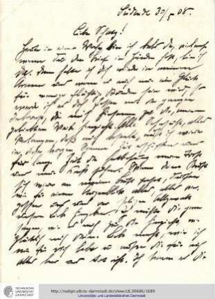 Brief vom 30.05.1908