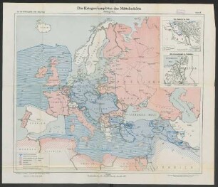 Karte 1. Die Kriegsschauplätze der Mittelmächte Anfang 1917.