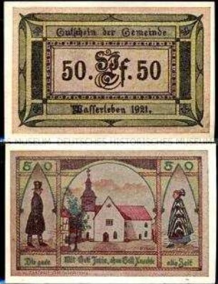Wasserleben 50 Pfennig