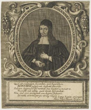 Bildnis des Iohannes Reinhardus