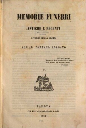 Memorie funebri antiche e recenti, 6