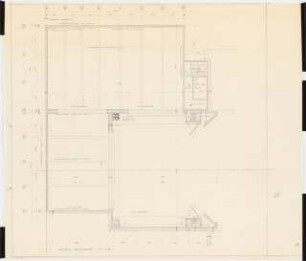 Stadttheater, Bottrop: Grundriss Beleuchterzone 1:50