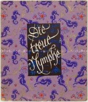 Programmheft zu dem britischen Spielfilm "Die treue Nymphe" (The Constant Nymph)