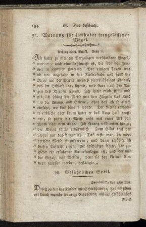 98. Gefährliches Spiel. - 106. Wohlthätigkeit.