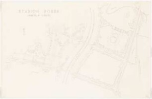 Stadion, Posen: Lageplan 1:2000